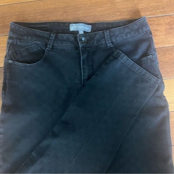 Wit and Wisdom Black Denim Jeans Size 8 - Picture 1 of 8